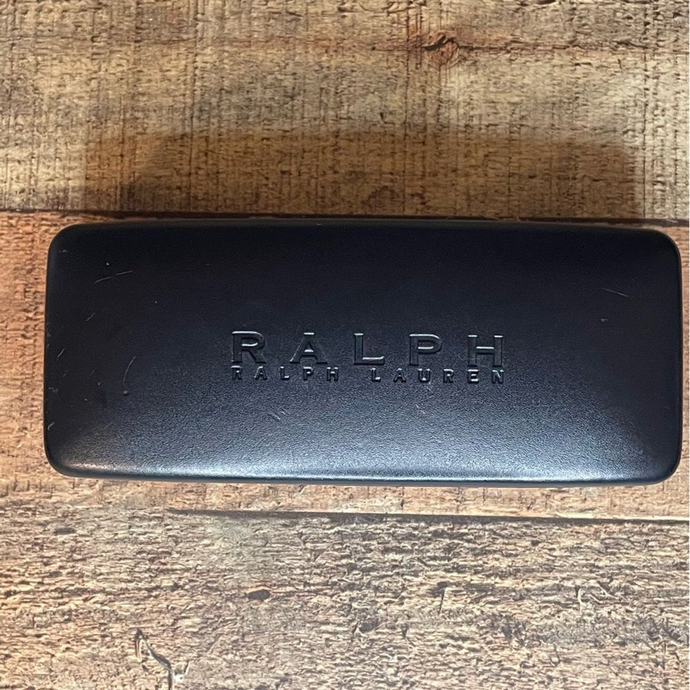 Ralph Lauren Black Eyeglasses Case Hard Clamshell Glasses Rectangle 6.75” x2.5”